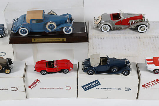Collection of 12 Danbury Mint Classic Car Models