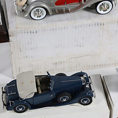 Collection of 12 Danbury Mint Classic Car Models with 11 Original Boxes