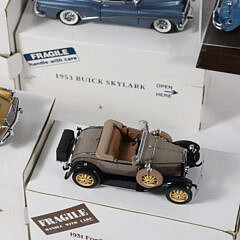 Collection of 12 Danbury Mint Classic Car Models with 11 Original Boxes