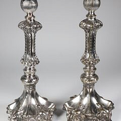 999 Silver Plated Candle Sticks A_IMG_9223