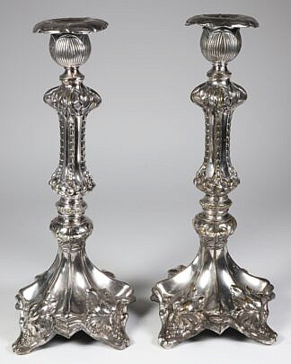999 Silver Plated Candle Sticks A_IMG_9223