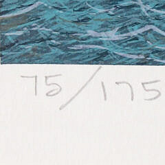 Ted Jeremenko Limited Edition Lithograph “Coastal Village”