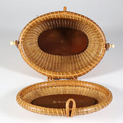 Jose Formoso Reyes Nantucket Friendship Basket, circa 1970