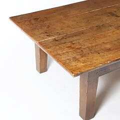 Continental Fruitwood One Drawer Coffee Table, 19th Century