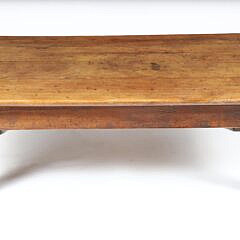 Continental Fruitwood One Drawer Coffee Table, 19th Century