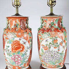 16-4900 Pair of Chinese Porcelain Lamps B 0005 JPG