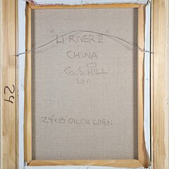Greg Hill Oil on Linen “Li River II China”