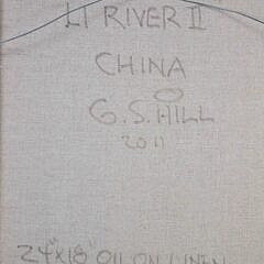 Greg Hill Oil on Linen “Li River II China”