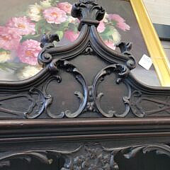 Antique Ebonized Mahogany Gothic Revival Cabinet, circa 1910