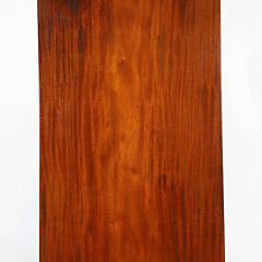 Mahogany Campaign Style Brass Bound Three-Part Knee Hole Desk