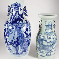 209-2574 Two Canton Vases A 9909 JPG