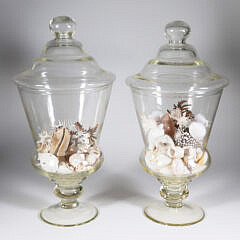 221-2574 Glass Covered Jars A 9924_2 JPG