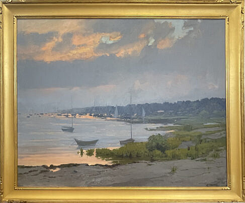 40-4890 JP Osborn Monomoy Shores Oil Painting A IMG_0051