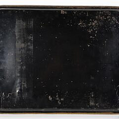 Hand Painted Antique Tole Serving Tray, 19th Century