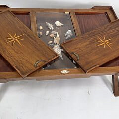 Starbay Nautical Inlaid Tray Top Colonial Style Coffee Table