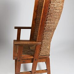 19th Century Orkney Chair with Original Label “Liberty and Co. LTD, London W.”