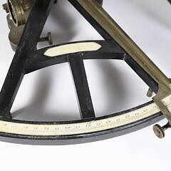 Sextant in Fitted Box, 19th Century, David Stalker Watch, Clock, Nautical Instrument Maker Label