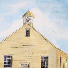 Kolene Spicher Watercolor on Paper “Quaker Children”