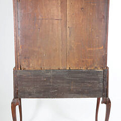 Antique Mahogany Queen Anne Style Highboy, 19th Century