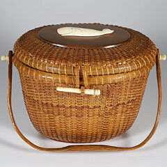 Jose Formoso Reyes Nantucket Friendship Basket, circa 1973