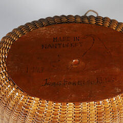 Jose Formoso Reyes Nantucket Friendship Basket, circa 1973