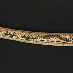 Inuit Scrimshaw Rib, early 19th Century