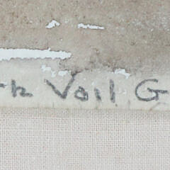 Ruth Vail Geiser Watercolor On Paper “View Of Zero Main Street, Nantucket”