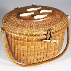 Michael Kane Nantucket Friendship Basket 1973