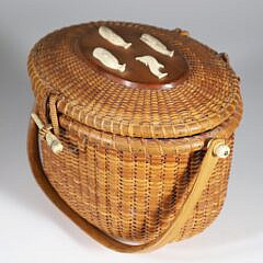 Michael Kane Nantucket Friendship Basket, circa 1973
