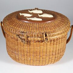 Michael Kane Nantucket Friendship Basket, circa 1973