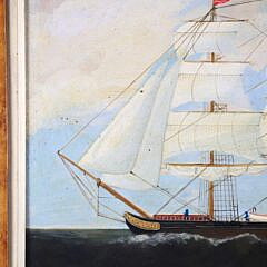 A. Haynes Oil on Panel “Portrait of the British Square Rigger S.S. Northern Traveller”