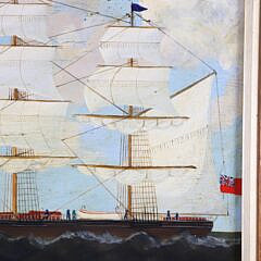 A. Haynes Oil on Panel “Portrait of the British Square Rigger S.S. Northern Traveller”