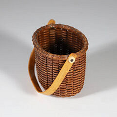 Nantucket Small Oval Open Swing Handle Basket