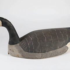 Contemporary Carved and Painted Goose Decoy