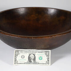 Vintage Turned Wood Treen Bowl
