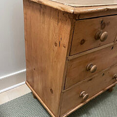 Vintage English Cottage Pine Two Over Two Drawer Chest