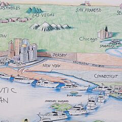 1990 Broward Marine Summer Cruise Poster