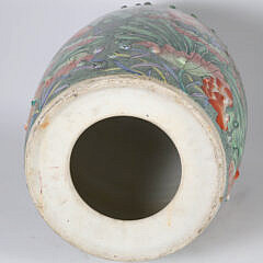 Chinese Ceramic Floral Pattern Garden Stool