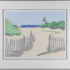 Eric Holch Limited Edition Silk Screen "Harbor Sail"
