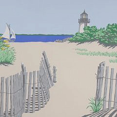 Eric Holch Limited Edition Silk Screen “Harbor Sail”