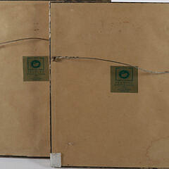 Pair of C. Robert Perrin Watercolor Character Sketches of a Dapper Man and Woman