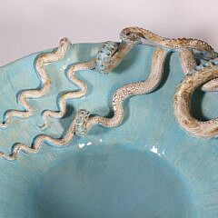 Shayne Greco Signed Octopus Ceramic Bowl