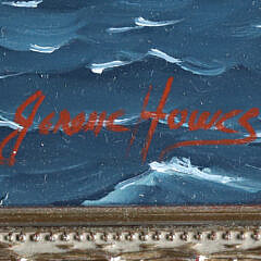 Jerome Howes Oil on Panel “Nantucket Rainbow Fleet”