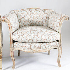 Two French Upholsterd Chairs