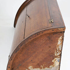 Antique English Oak Hanging Corner Cabinet, 19th Century