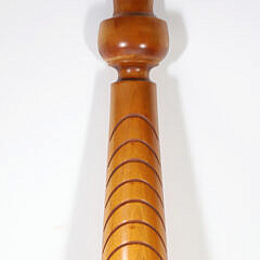 Carved Cherrywood Nantucket Greeting or Business Card Rack
