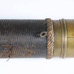 Brass and Leather Wrapped 4-Draw Spyglass