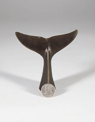 Vintage Bronze Whale