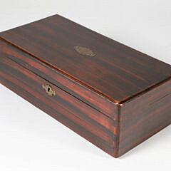 Grain Painted Lift Top Box, 19th Century