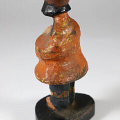 Antique Cast Iron and Painted “Oriental Girl” Doorstop